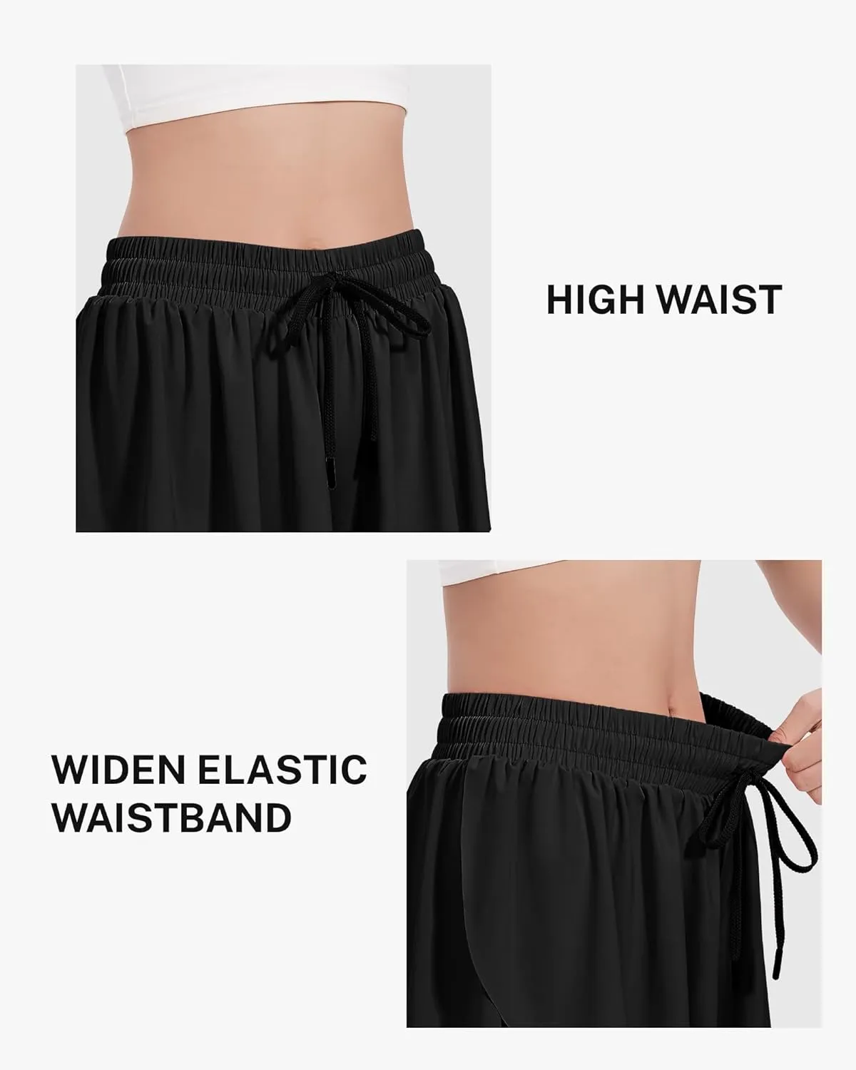HASMES Girls Butterfly Shorts Teen Flowy Athletic Shorts for Running Dance Cheer 5-14Y