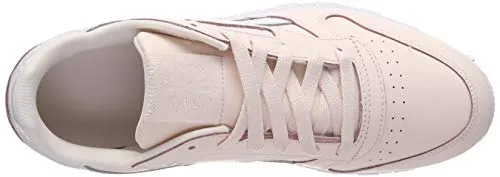 Reebok Classic Leather Gymnastics Shoes, Pink (Pale Pink/White Pale Pink/White), 13 UK Child