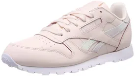 Reebok Classic Leather Gymnastics Shoes, Pink (Pale Pink/White Pale Pink/White), 13 UK Child