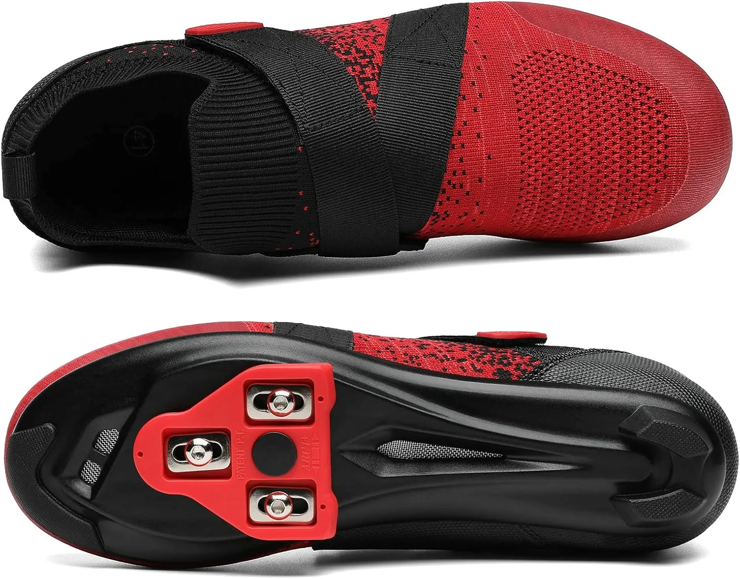 Unisex Cycling Shoes Compatible with Peloton Bike & SPD Indoor Road Riding Biking Bike Shoes with Delta Cleats Included for Men Women