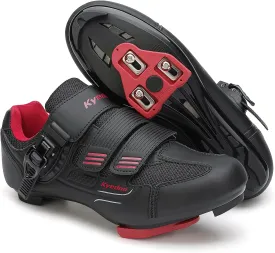 Unisex Cycling Shoes Compatible with Peloton Bike Shoes Indoor Clip in Peleton Road Bike Riding Racing Biking Shoes with Delta Cleats for Mens Womens Indoor Outdoor Bike Pedal