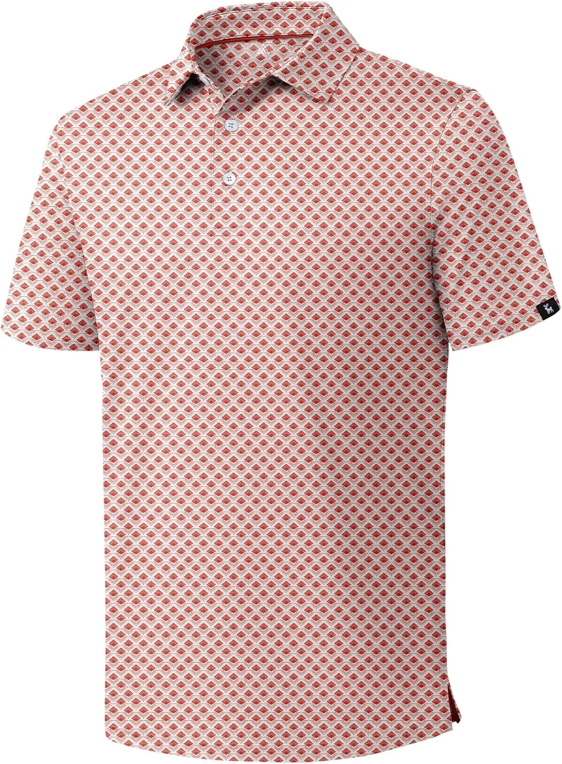ZITY Mens Print Polo Shirts Short Sleeve Moisture Wicking Shirts for Men Golf Tennis Daily Casual Collared T-Shirt